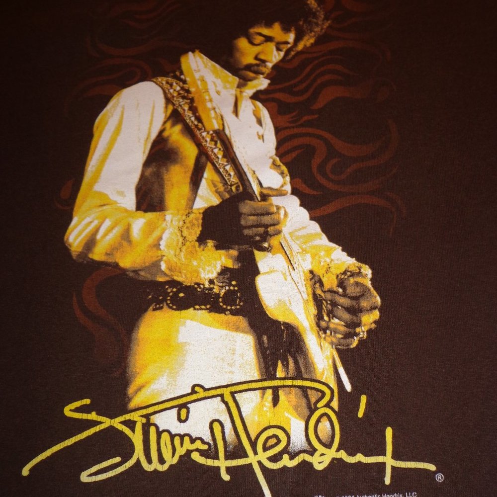 Jimi Hendrix Playing Guitar T-Shirt